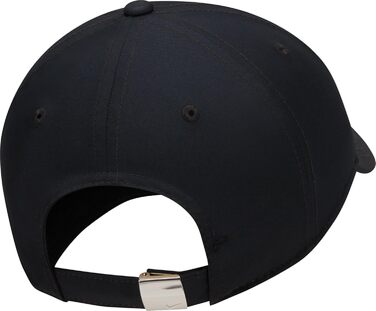 Чоловіча бейсболка Nike DF Club (один розмір, колір: чорний/сріблястий)