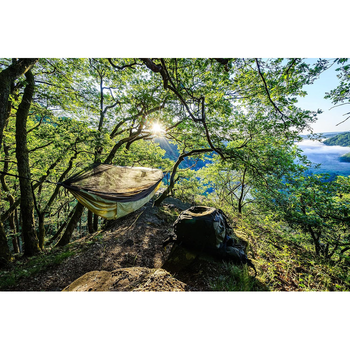Гамак трекінговий Amazonas Trekking Set XXL Ultra-Light з москітною сіткою та термозахистом, до 150 кг