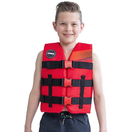 Рятувальний жилет Jobe Junior 50N для водних видів спорту, водних лиж, гідроцикла та вейкборду, легкий універсальний червоний