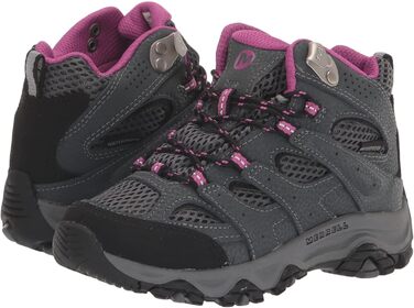 Черевики для ходьби Merrell Moab 3 Mid Wtrpf для хлопчиків, розмір 13 Big Kid, колір Granit Beere