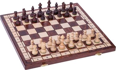 Настільна гра 3 в 1 Square Senator: шахи, нарди, шашки, 42x42 см