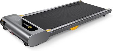 UREVO Smart Walking Pad - компактний тихий біговий тренажер з амортизацією, додаток для фітнесу, для дому/офісу, 2.5 PS (Чорний)