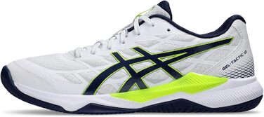 ASICS Gel-Tactic 12 - чоловічі кросівки для залу (білі, сині)