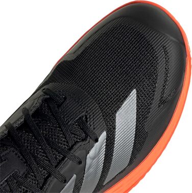Чоловічі тенісні кросівки Adidas Defiant Speed 2, розмір 41 1/3 EU, чорний/помаранчевий