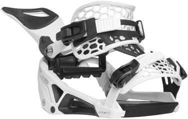 Сноубордичні кріплення Nidecker Supermatic для дорослих унісекс, білі, розмір M (4.5-8.5)