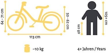 Дитячий велосипед BIKESTAR 16 дюймів для дівчаток і хлопчиків від 4-5 років, гірський велосипед, тестування без ризику