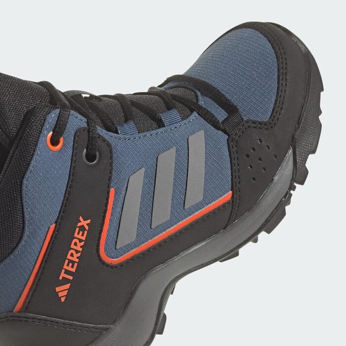 Кросівки для хайкінгу adidas Terrex Hyperhiker Mid Unisex, 38 2/3 EU, Wonder Steel Grey/Impact Orange