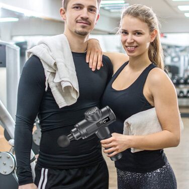 Масажер для м'язів, пістолет для масажу Deep Tissue, електричний масажер для рук, для спортсменів, бездротовий, 20 режимів, Wattne W2