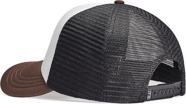 Чоловіча бейсболка-тракер Oblack Classic Total Black, коричнева, універсальний розмір