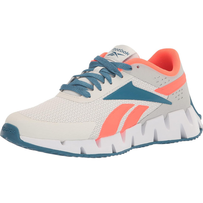 Кросівки Reebok Zig Dynamica 2.0 для дітей та дорослих (Unisex), 38 EU, Pure Grey/Orange Flare/Steely Blue