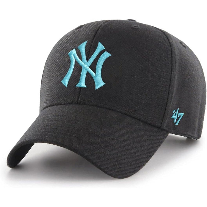 Кепка New York Yankees регульована, MLB, білий/чорний, універсальний розмір