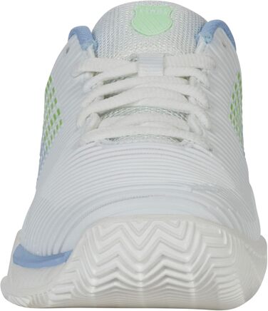 Жіночі тенісні кросівки K-Swiss Hypercourt Express 2 Hb, 39.5 EU, білий, сірий, зелений
