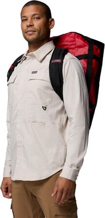 Унісекс сумка-дафл Columbia Landroamer 40L для подорожей та спорту, Mountain Red/Black