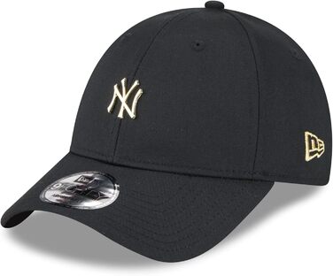Кепка New Era New York Yankees MLB Pin Metallic Black Gold 9Forty Adjustable Cap, Розмір універсальний