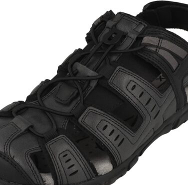 Чоловічі сандалії Geox Strada CSport, 42 EU, чорні