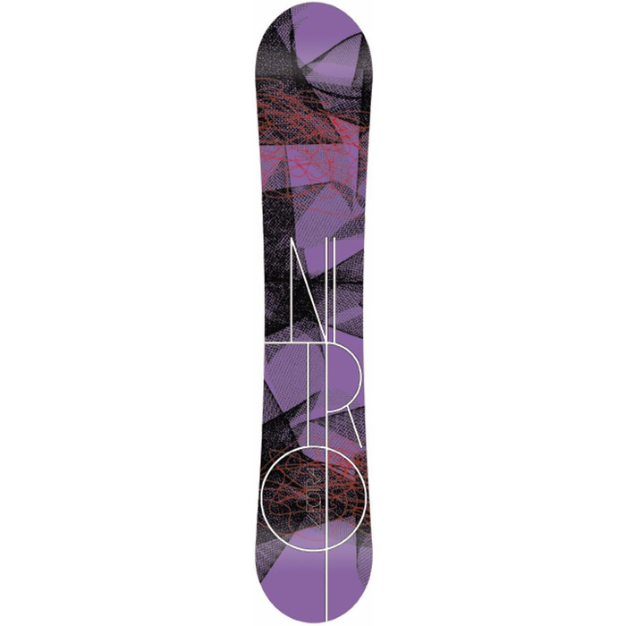 Жіночий сноуборд Nitro All-Mountain, чорний, 149 см