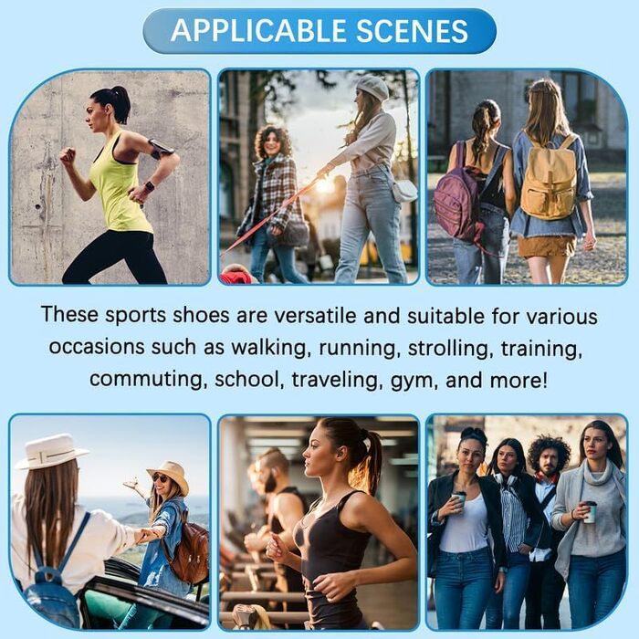 Жіночі кросівки для бігу та фітнесу: зручні, дихаючі, з амортизацією, чорно-білі (39 EU)