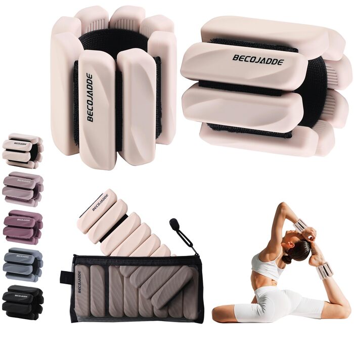 Набір манжет для ніг та рук 1.8 кг (0.9 кг кожна) для фітнесу, кардіо та силових тренувань. Манжети для ніг та рук, 1.8 кг.