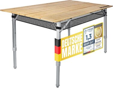 Складаний садовий столик з бамбука; Outdoor столик для відпочинку, 120x60 см