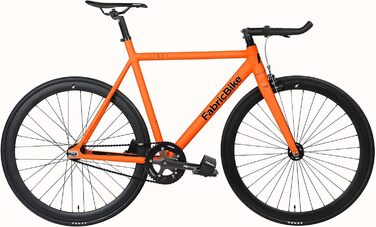 Велосипед FabricBike Light фіксований, алюмінієва рама 28'', 9.45 кг, армійський помаранчевий, розмір M-54 см