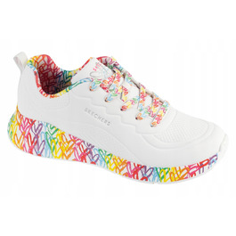Жіночі кросівки SKECHERS UNO LITE - EXUBERANT HEARTS (38,5), білі