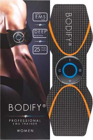 Bodify® 2-в-1 EMS тренажер для стимуляції м'язів рук і ніг, електростимулятор для нарощування м'язів, оригінальний EMS фітнес-тренер