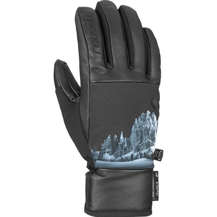 Жіночі гірськолижні рукавички Reusch Giorgia R-tex XT, чорний/гірський (розмір 6)