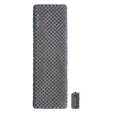 Naturehike Ultraleichte Isomatte: самонадувна килимок для кемпінгу, трекінгу та альпінізму. Чорний, прямокутний, стандартний розмір.