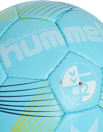 Гандбольний м'яч hummel Elite для дорослих, розмір 3, синій/білий/жовтий