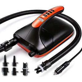 Електричний надувний насос Ruitx для SUP дошки, човни, 12V DC, 20PSI, автоматичне вимкнення, оновлена версія
