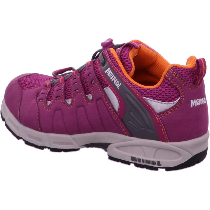 Дитячі трекінгові півчеревики Meindl Snap Junior - унісекс, 33 EU, фіолетовий, фуксія, помаранчевий