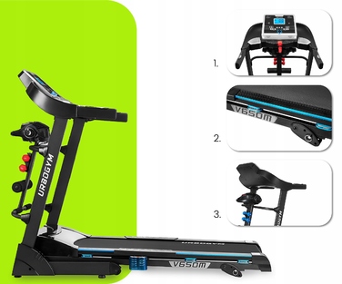 Електрична бігова доріжка Urbogym V650M, до 140 кг