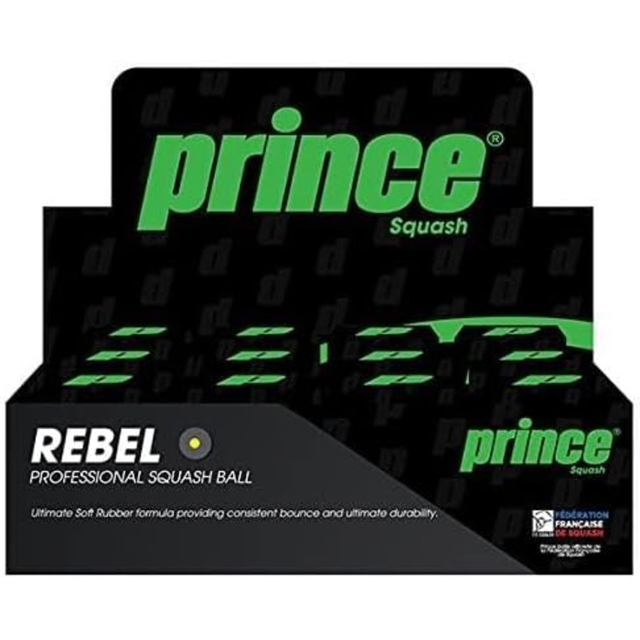 М'ячі для сквошу Prince Rebel 3 шт. у тубі
