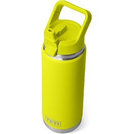Термобутилка YETI Rambler C з трубочкою, нержавіюча сталь, ізольована, 769 мл, жовта