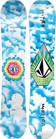 Сноуборд Nitro Ripper Kids X Volcom B 126 см, унісекс, мультиколор, для дітей та підлітків