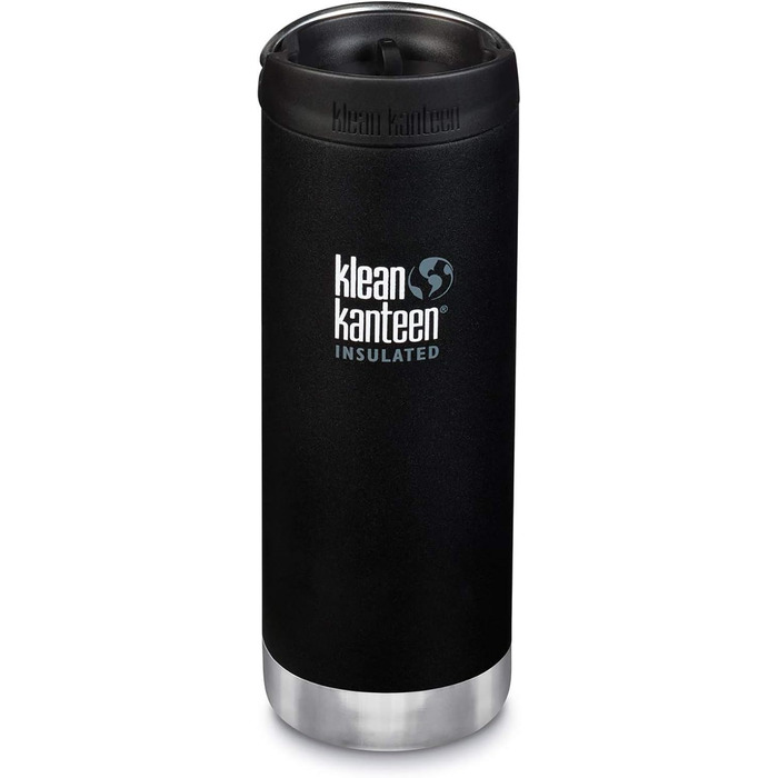 Термос-бутилка Klean Kanteen TKWide 473 мл чорна матова, для дорослих