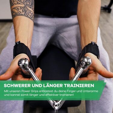 Ремені для тяги NetroxSports Power Grips S, спортивні лямки для кросфіту, бодібілдингу, тренажерного залу, захист зап'ястя, універсальні, чорні