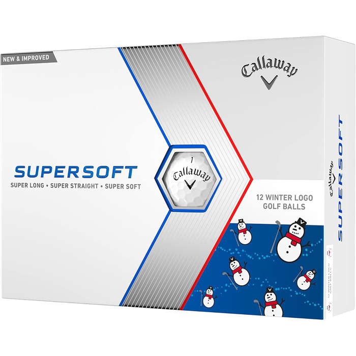Гольф-м'ячі Callaway Supersoft 2023, преміум-якість