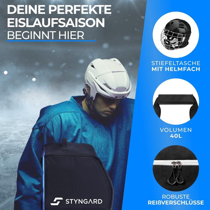 Чохол для роликів та ковзанів STYNGARD Ottawa - міцний матеріал, чорно-рожевий