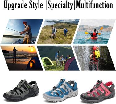 Зручні літні сандалії для чоловіків та жінок Saguaro для активного відпочинку, туризму та трекінгу (42 EU, Рожевий)