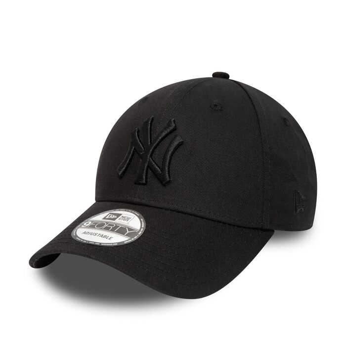 Кепка New Era New York Yankees 9FORTY Adjustable Cap League Essential — Колір Stone (Сірий/Чорний), універсальний розмір