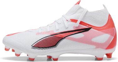 Жіночі футбольні бутси PUMA Ultra 5 Match+ Fg/Ag, 43 EU, білий/чорний/червоний