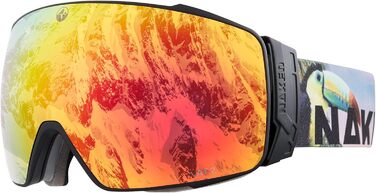 Гірськолижна маска NAKED Optics STORM Tucan з змінними лінзами для чоловіків і жінок, снігова маска для поганої погоди, сноубордична окуляри