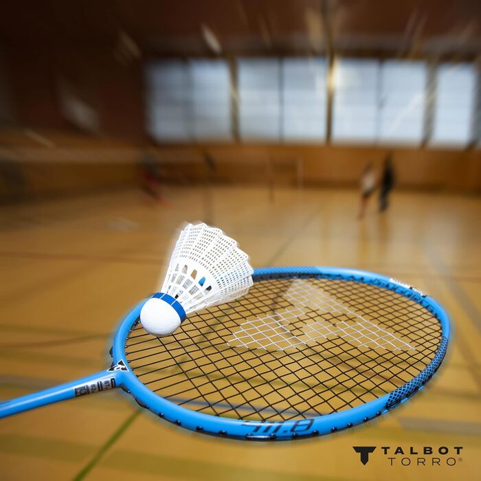 Набір тенісних м'ячів для бадмінтона Talbot-Torro Tech 350 (3 або 6 шт.), різні кольори/швидкості, нейлонові, для гри в приміщенні та на вулиці