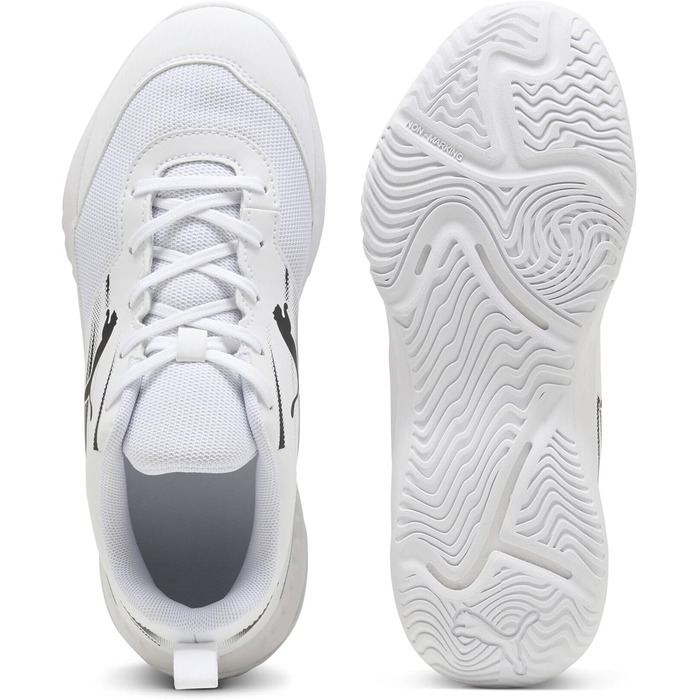 Дитячі кросівки PUMA Varion Li Jr для залу (38 EU, білий/чорний)