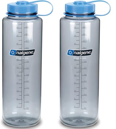 Пляшка Nalgene Everyday Weithals Silo 1,5 л, сіра, набір 2 шт.