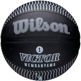 Баскетбольний м’яч Wilson WZ3017801XB, розмір 7, чорний, для дорослих
