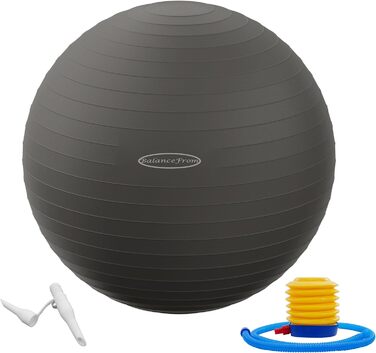 Гімнастичний м'яч BalanceFrom, протиковзкий, вибухозахищений, з насосом, 90 кг