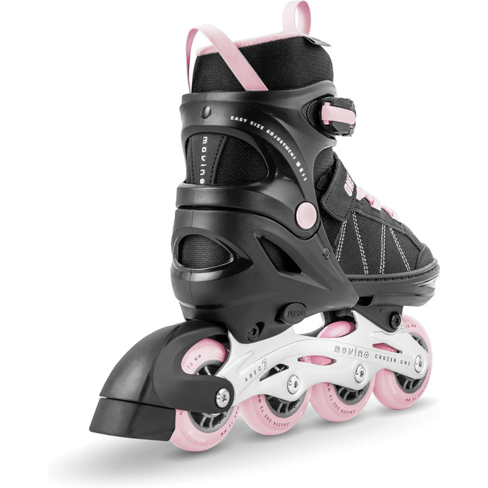 Movino Cruzer One: регульовані ролики для дітей (38-41) рожеві