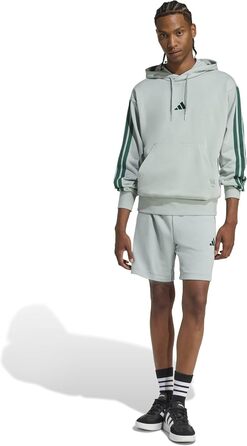 Чоловічі спортивні шорти Adidas Essential Three Stripes French Terry (S, Wonder Sage/Collegiate Green)